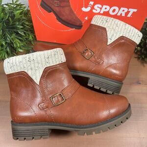 J Sport Women's Violet Brown Boots Size 7